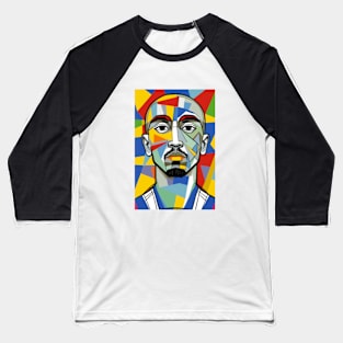 Portrait of Rapper Baseball T-Shirt